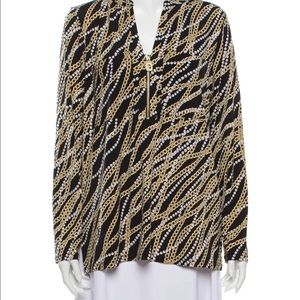 Michael Kors chain print blouse